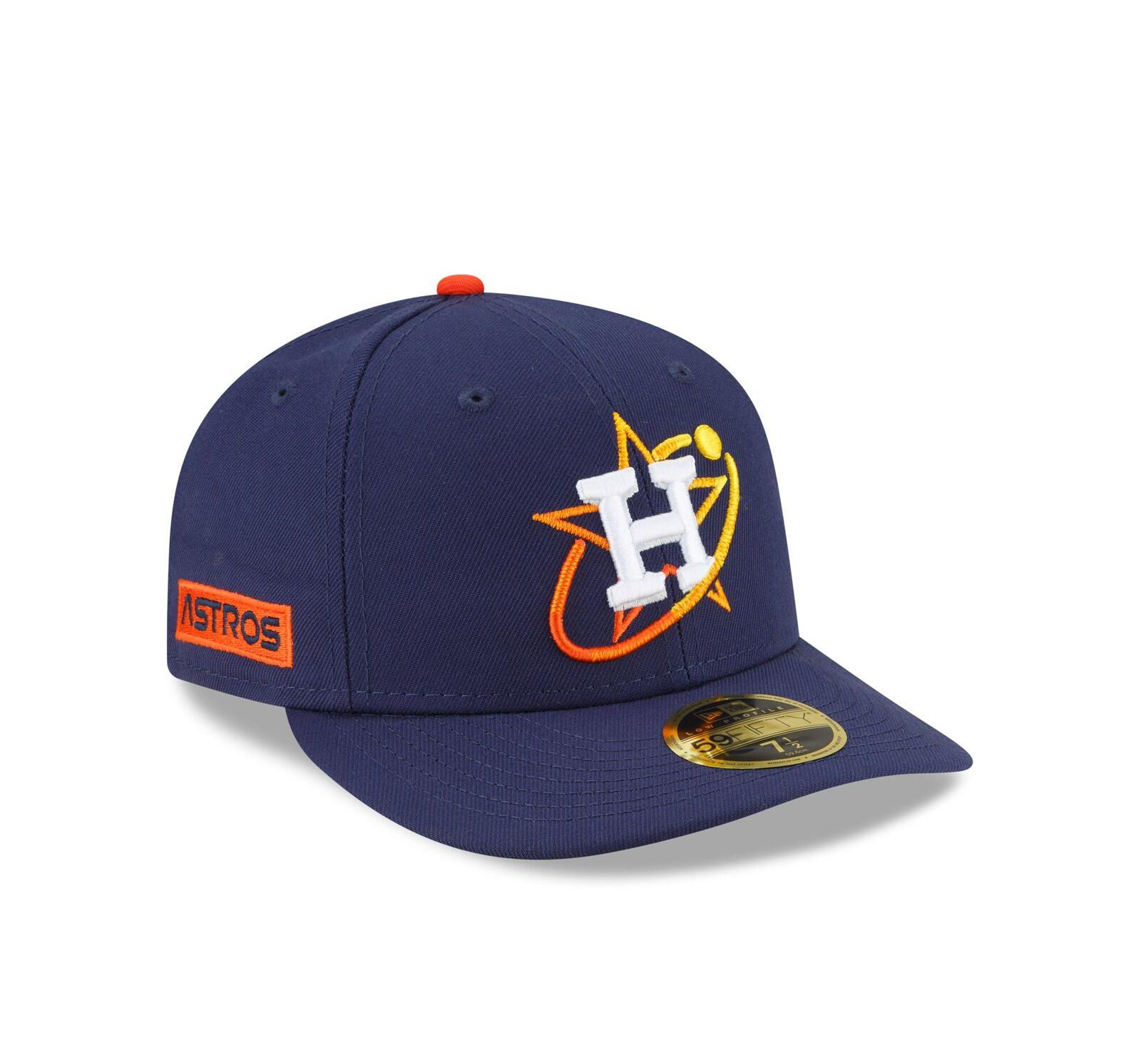 Мужская New Era Navy Houston Astros City Connect Low Profile 59FIFTY Fitted Hat