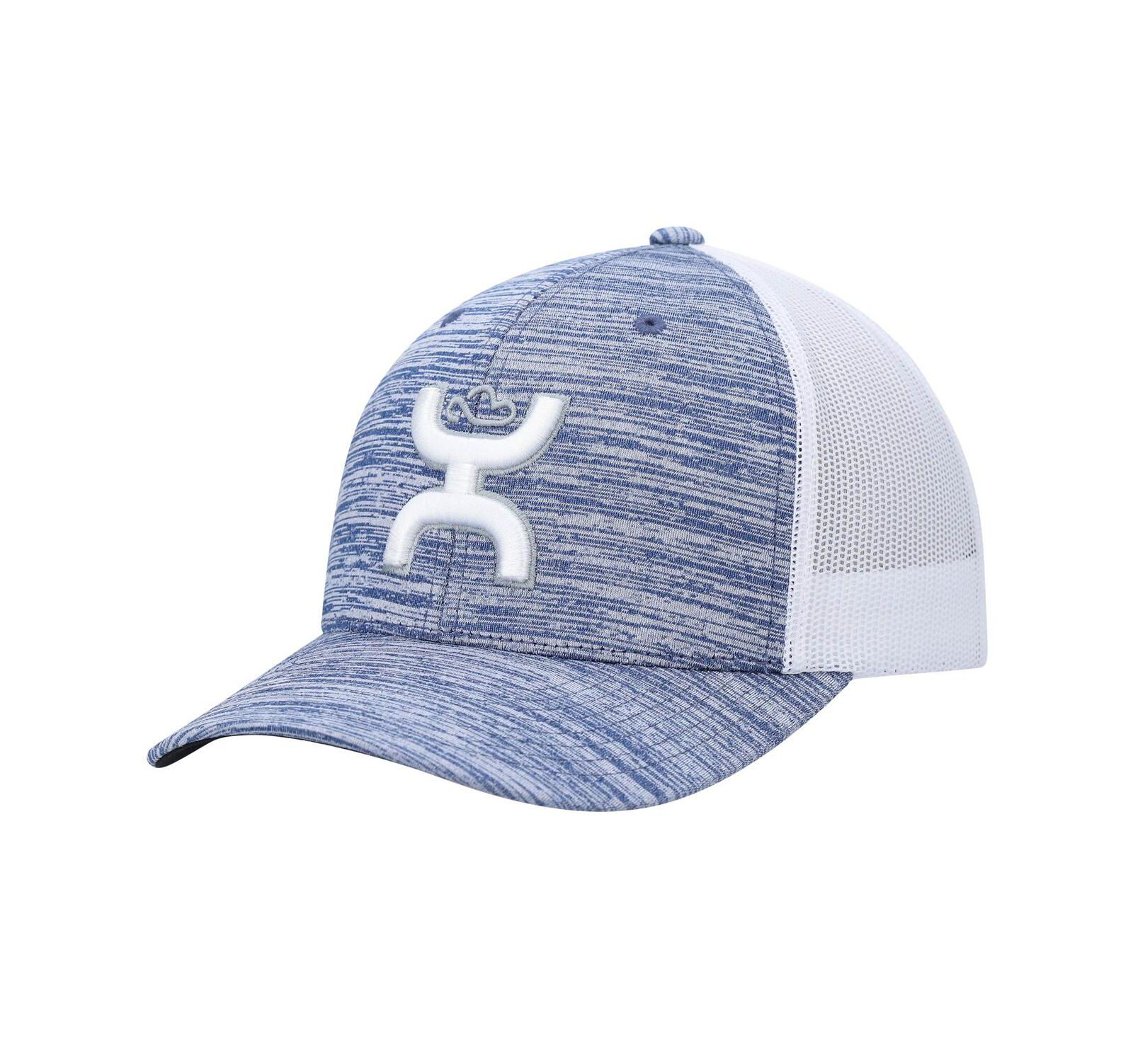 Мужская кепка Hooey Heather Powder Blue, White Sterling Trucker Snapback