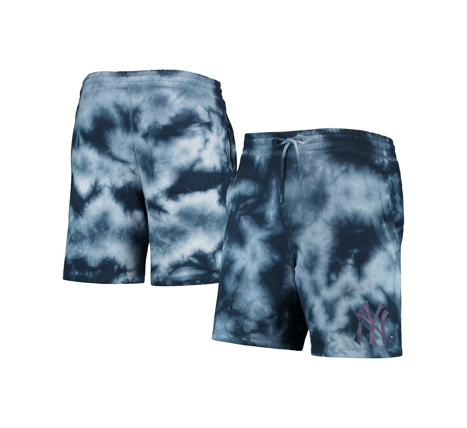 Men's New Era Navy New York Yankees Team Dye Shorts