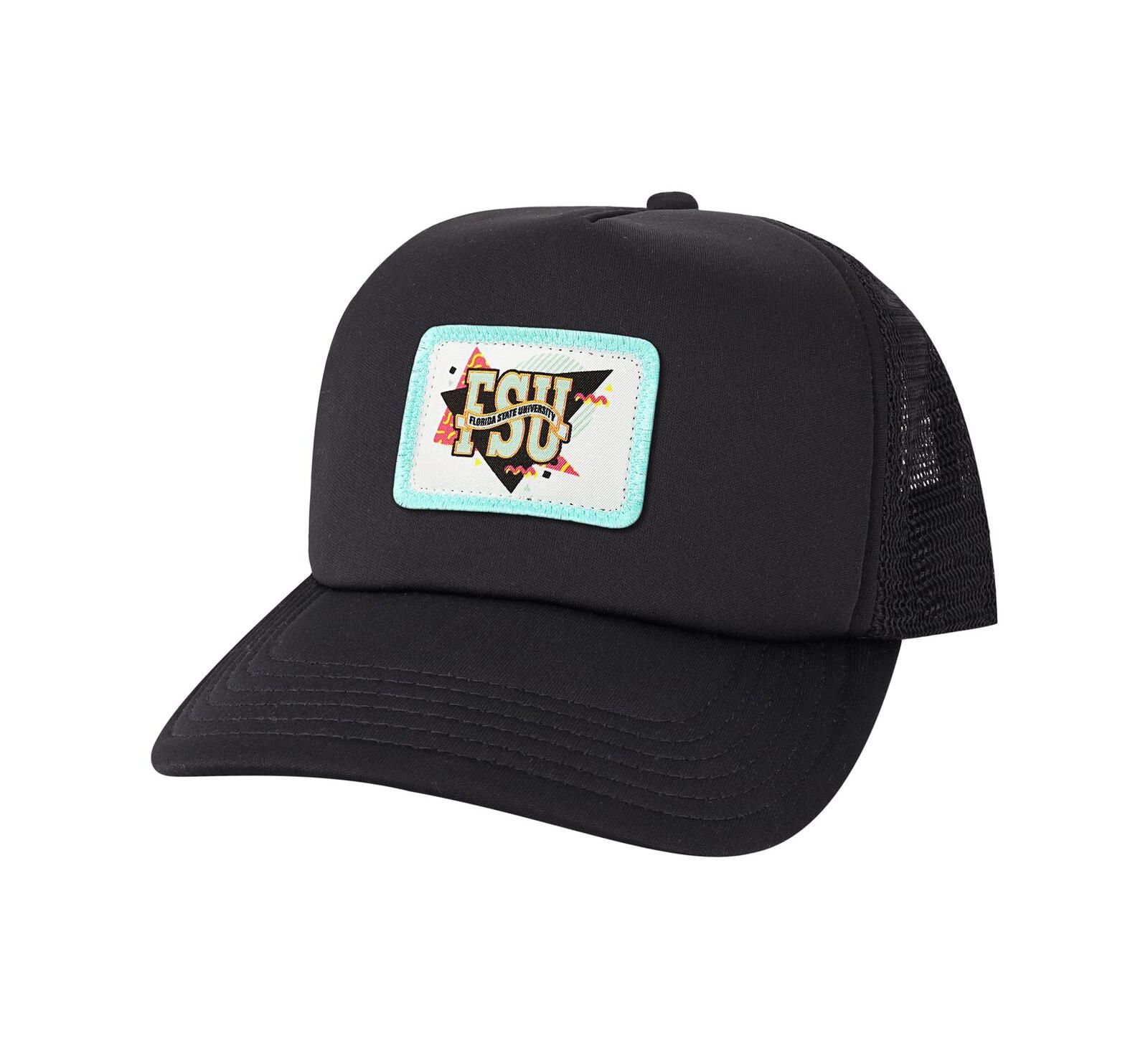 Мужская кепка League Collegiate Wear Black Florida State Seminoles Beach Club Laguna Trucker Snapback