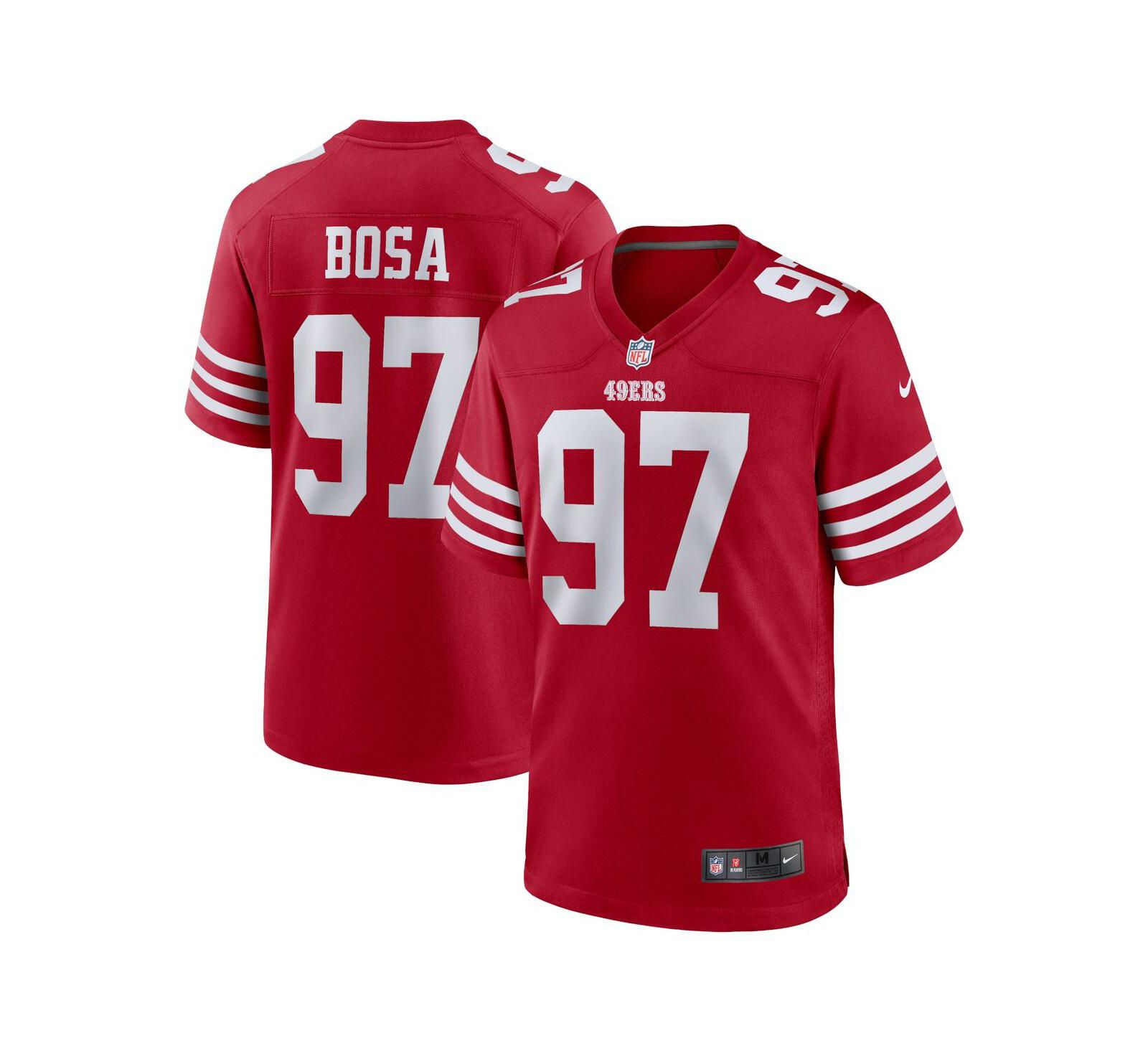 Мужская игровая джерси Nike Nick Bosa San Francisco 49ers