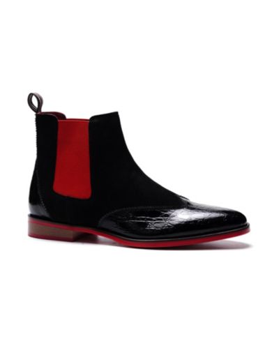Black Leather & Suede