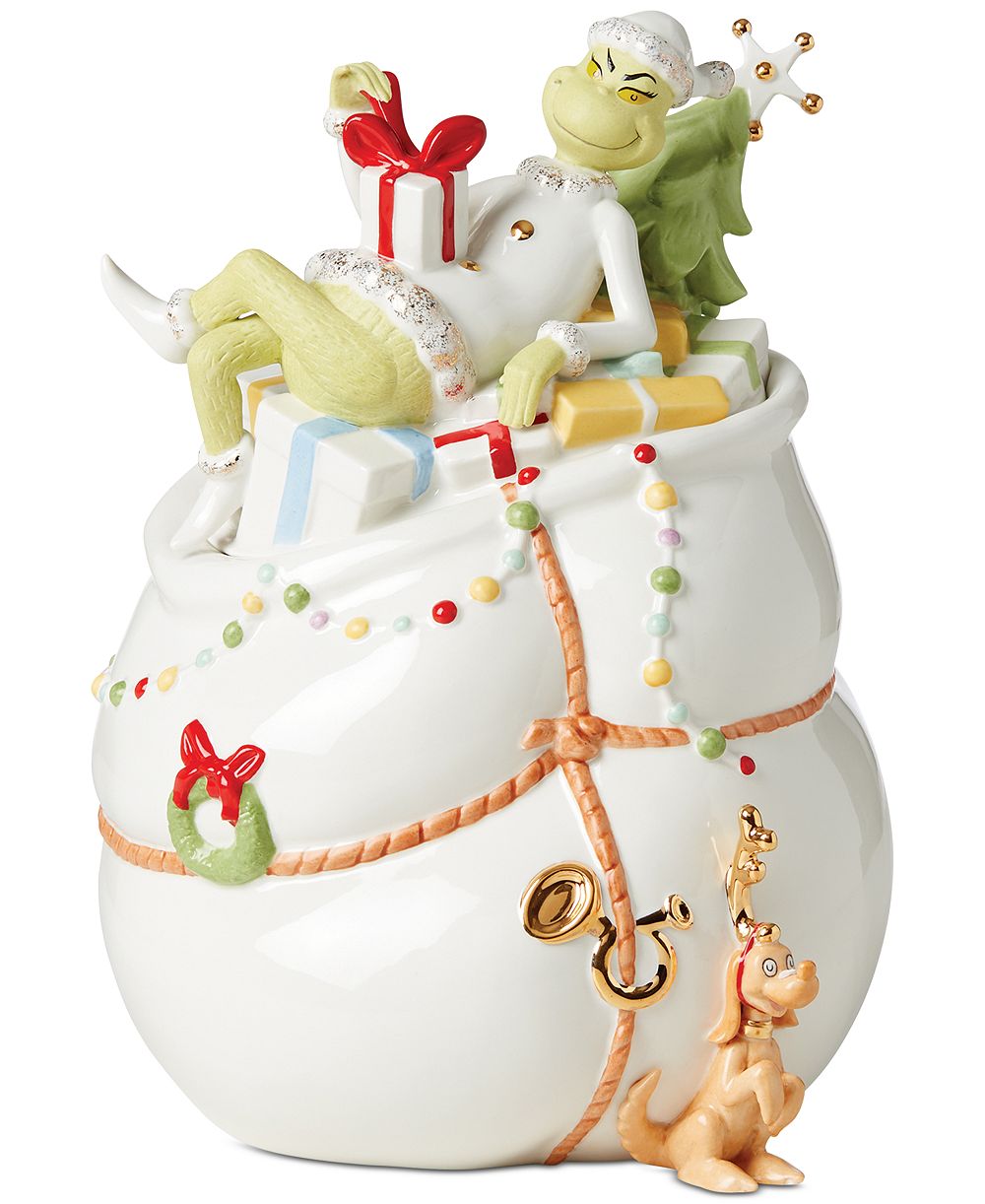 Банка для печенья Lenox Merry Grinchmas