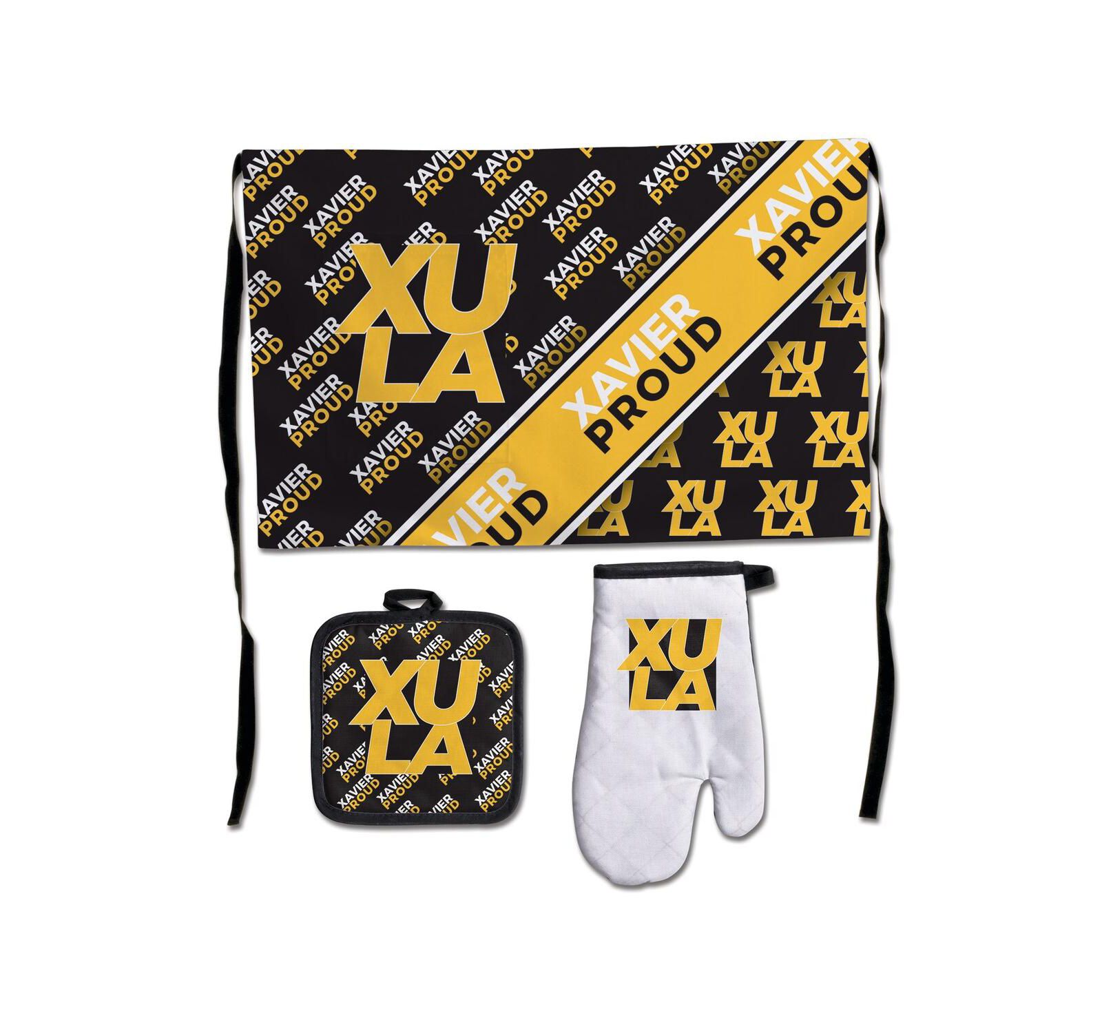WinCraft XULA Gold-Tone Premium Barbecue Set