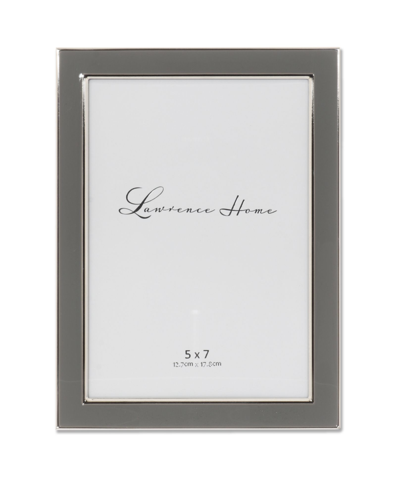 Metal and Enamel Picture Frame, 5" x 7"