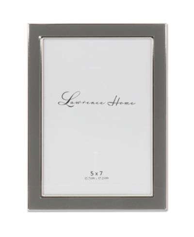 Metal and Enamel Picture Frame, 5" x 7"