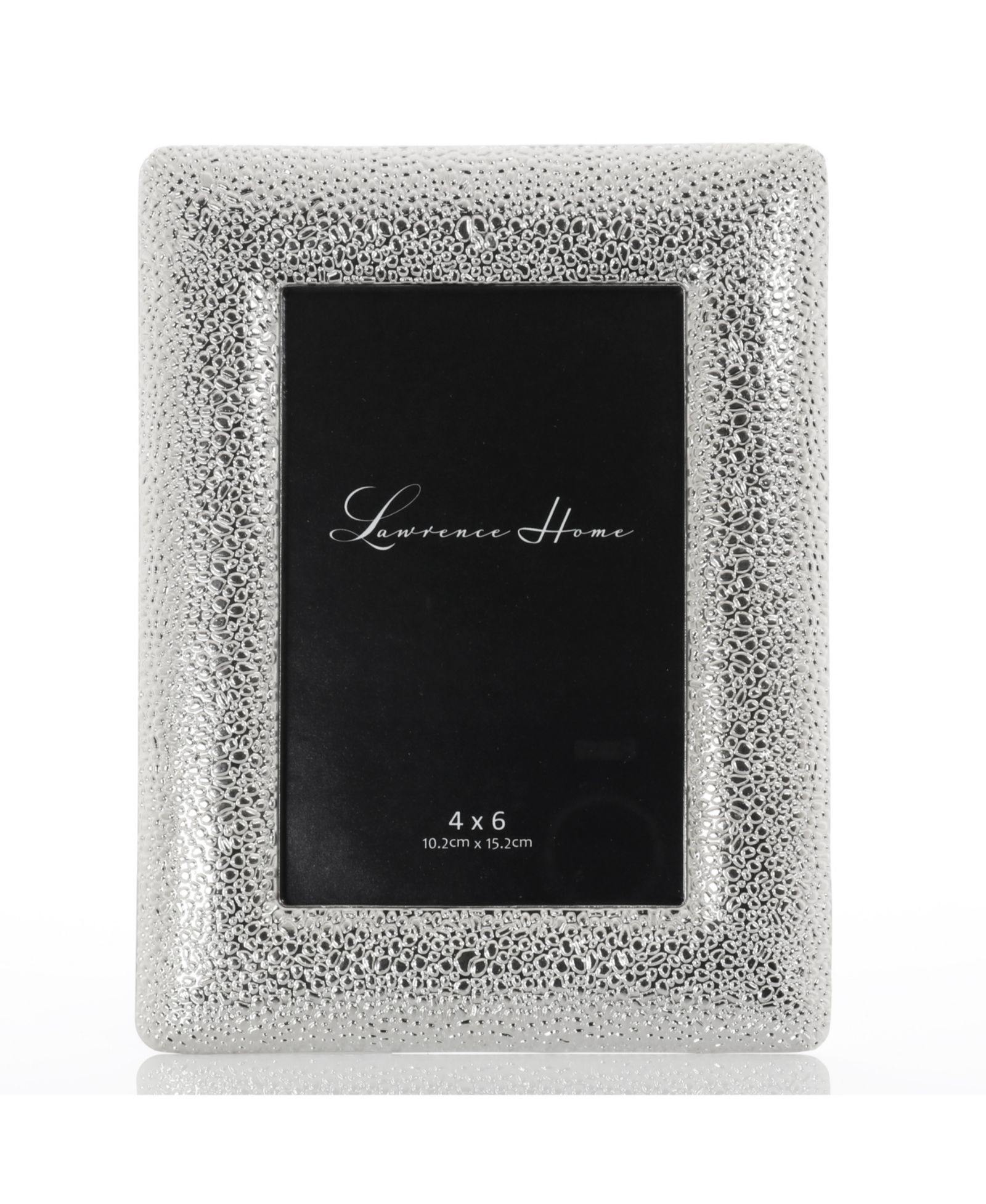 Pebble Design Metal Picture Frame, 4" x 6"