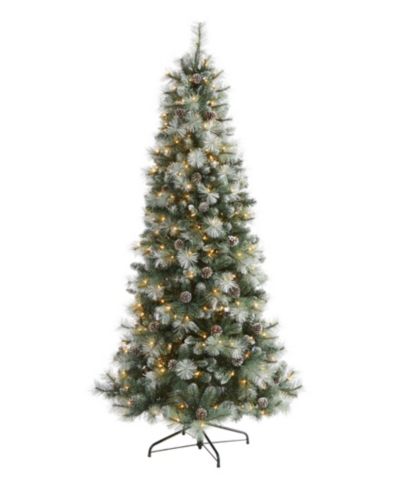 Nearly Natural Искусственная ель British Columbia Mountain Pine с огнями, 84"