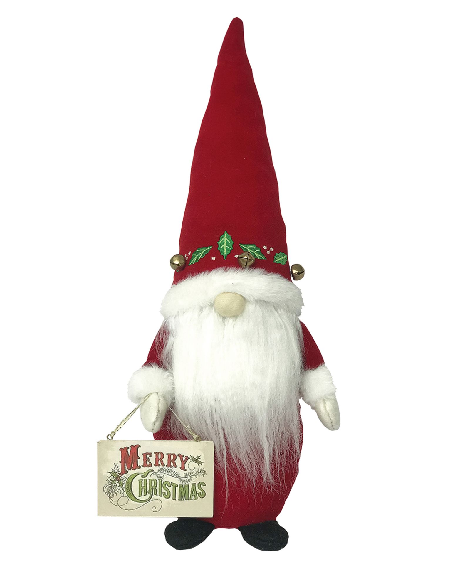 Декоративный гном Santa's Workshop Handmade 15" Merry Christmas