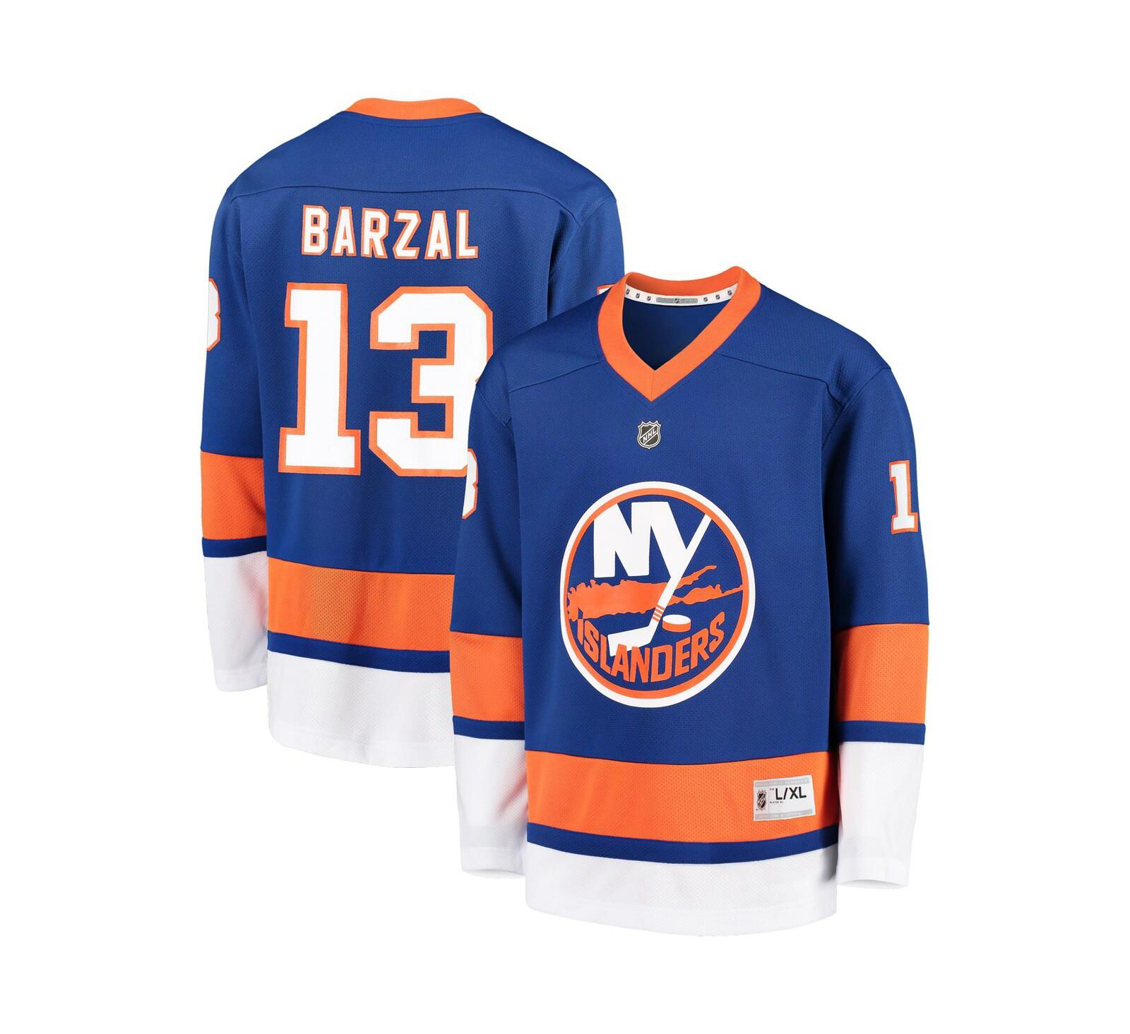 Джерси Outerstuff Big Boys Mathew Barzal Royal New York Islanders Home Player Replica