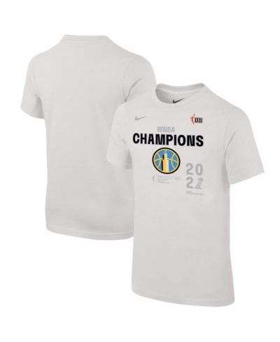 Nike мужская белая футболка Chicago Sky 2021 WNBA Finals Champions