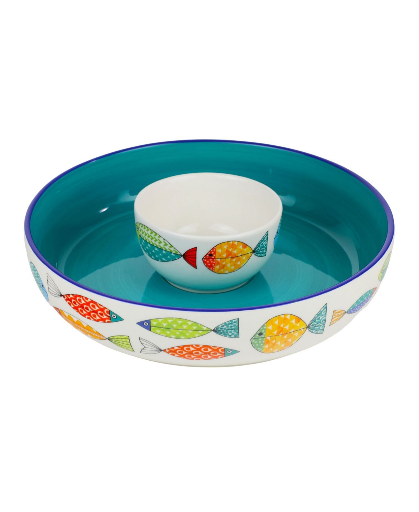 Набор для чипсов и дипа Euro Ceramica Fresh Catch