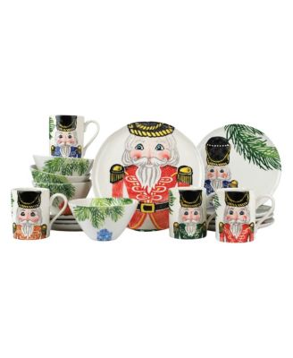 Набор столовой посуды VIETRI Nutcrackers, 16 шт., на 4 персоны