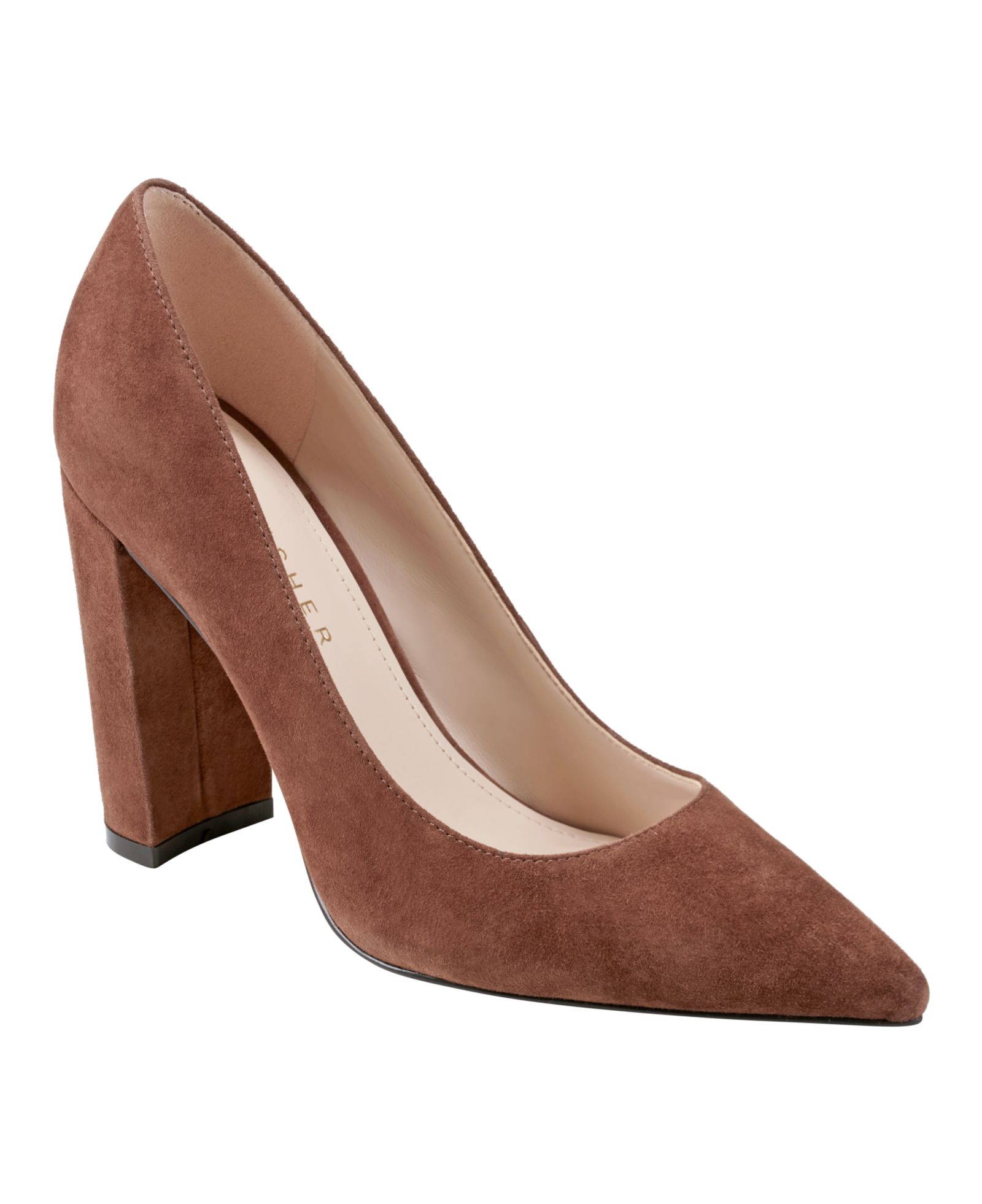 Marc Fisher LTD Women's Abilene High Block Heel Pumps