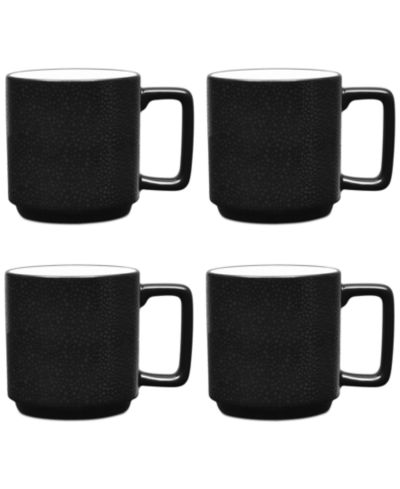 Кружки Noritake Colortex Stone Stax, набор из 4 шт