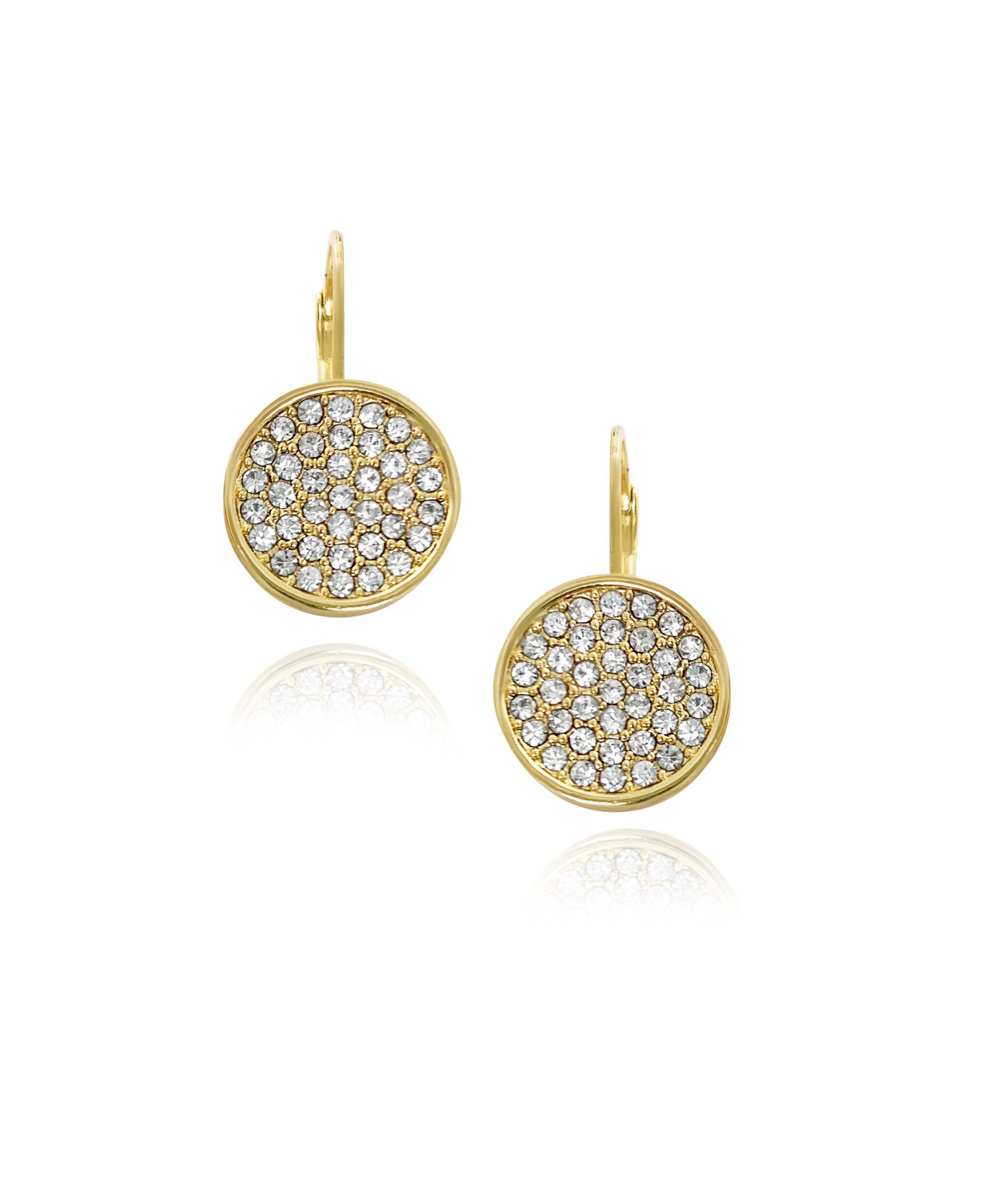 Vince Camuto Серьги с подвесками в виде монет из золотистого стекла
