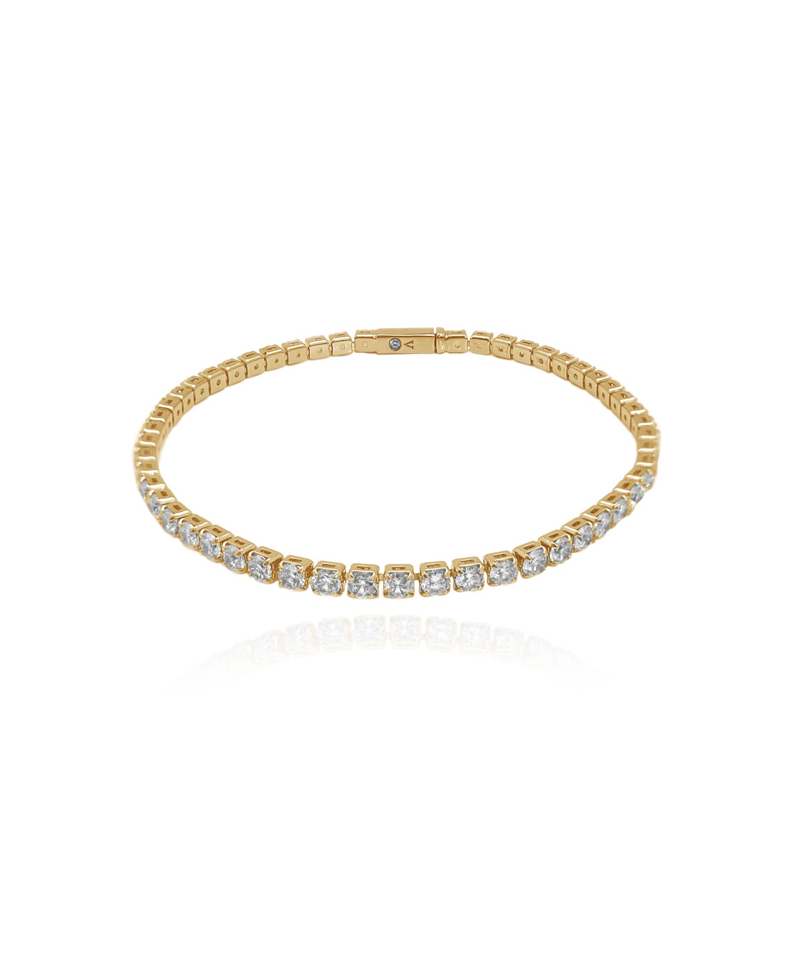 Браслет Vince Camuto Gold-Tone Cubic Zirconia Tennis