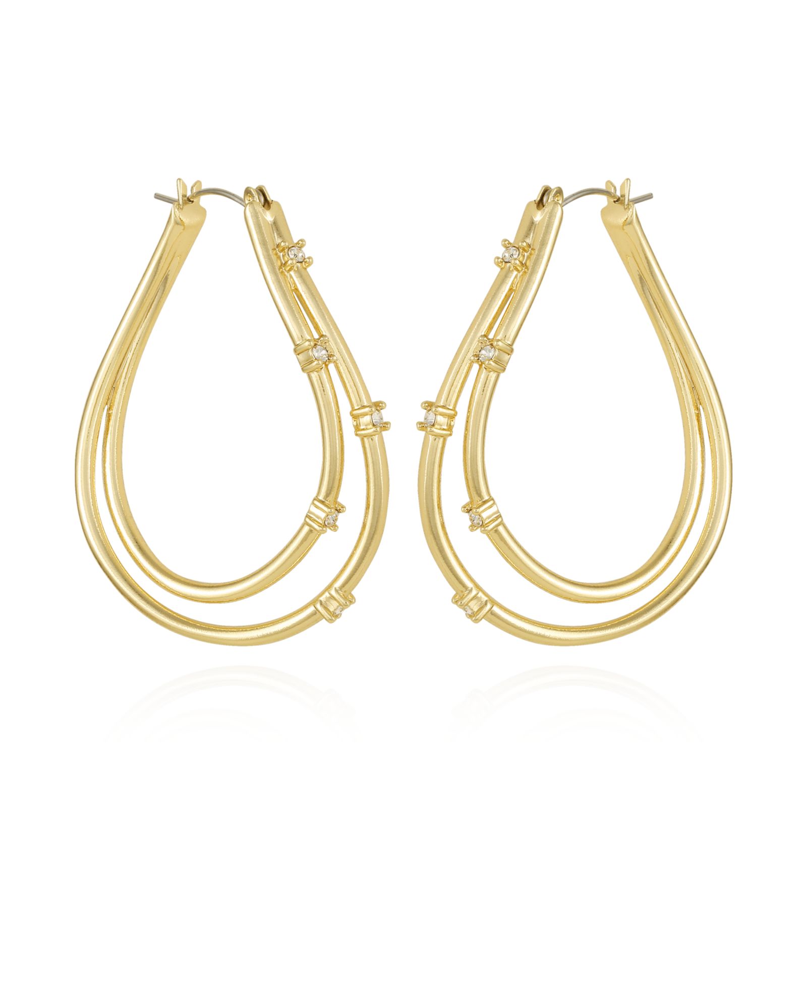 Vince Camuto серьги-кольца овальные