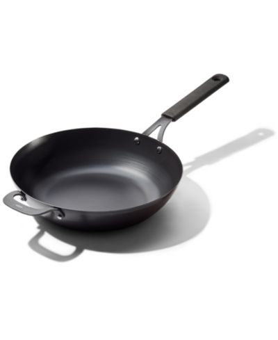 Вок OXO Obsidian из углеродистой стали 12"