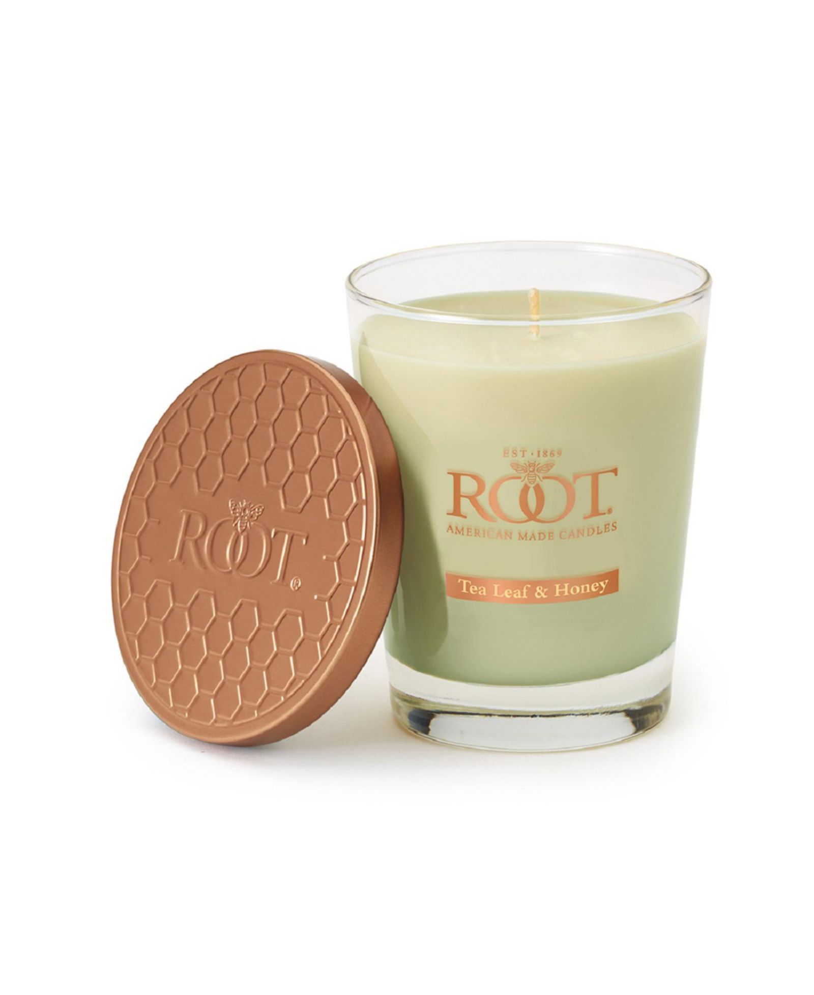 Ароматическая свеча ROOT CANDLES Veriglass Tea Leaf Honey, большая
