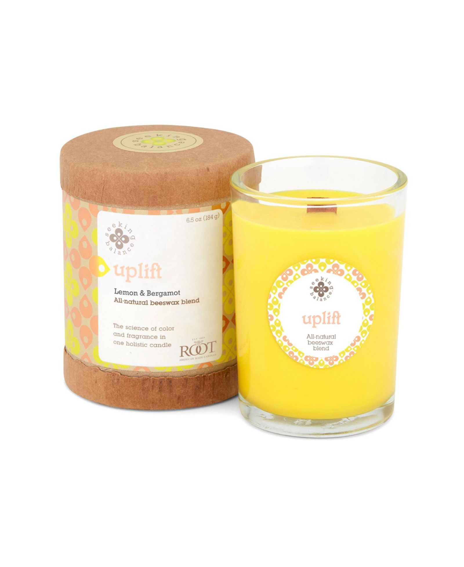 Seeking Balance Ароматическая свеча в банке Lemon Bergamot Spa, 6.5 oz