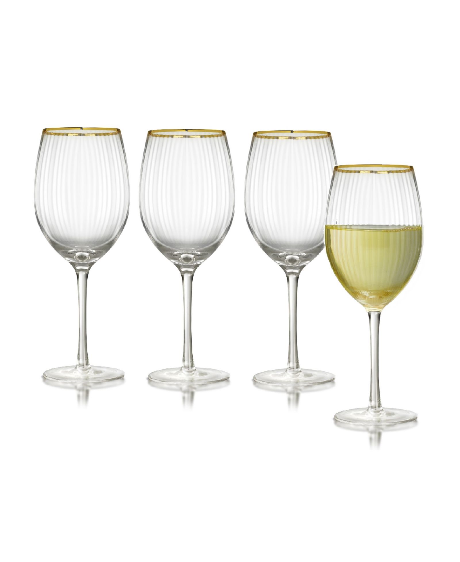 Rocher All Purpose Wine Glasses, Set of 4, 21 Oz