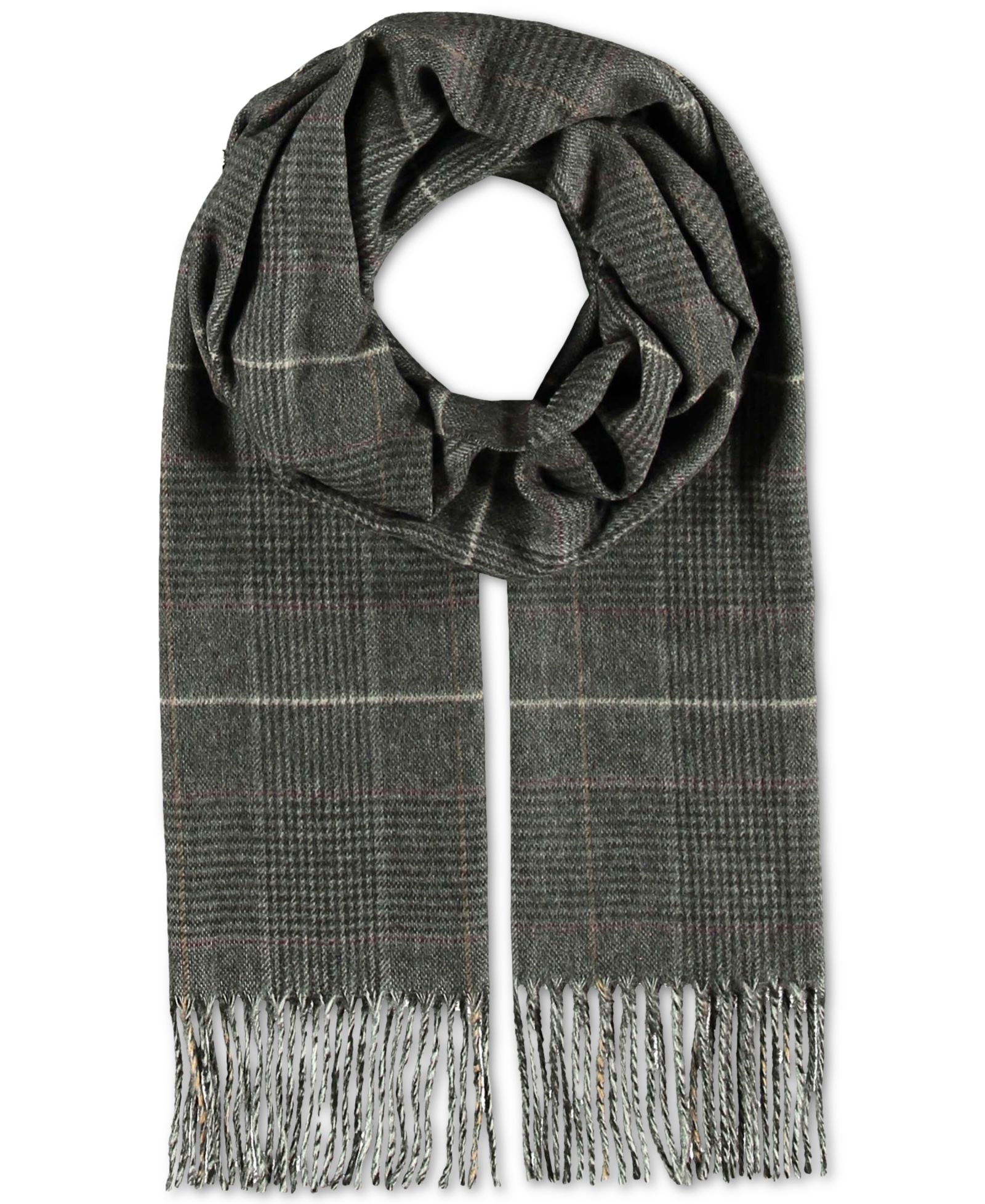 V. Fraas Мужской шарф Prince of Wales Plaid