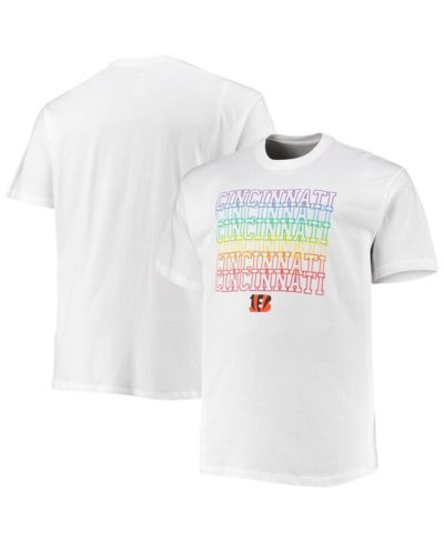 Мужская футболка Fanatics белая Cincinnati Bengals Big and Tall City Pride