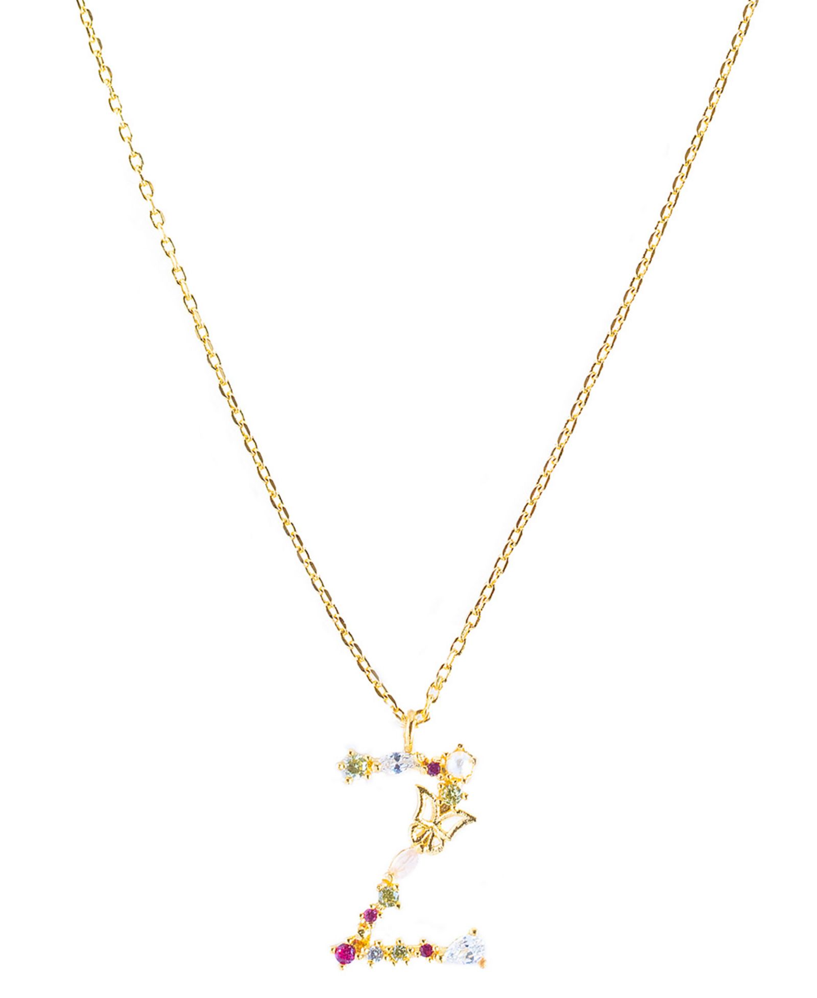 Подвеска Girls Crew Flutterfly Stone Initial для девочек