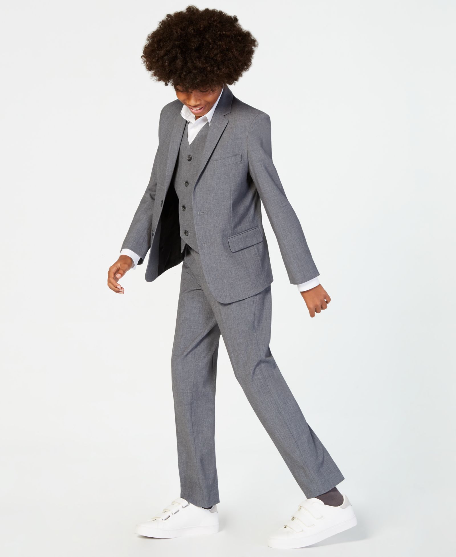 Calvin Klein Детские Slim-Fit Stretch Suit Pants