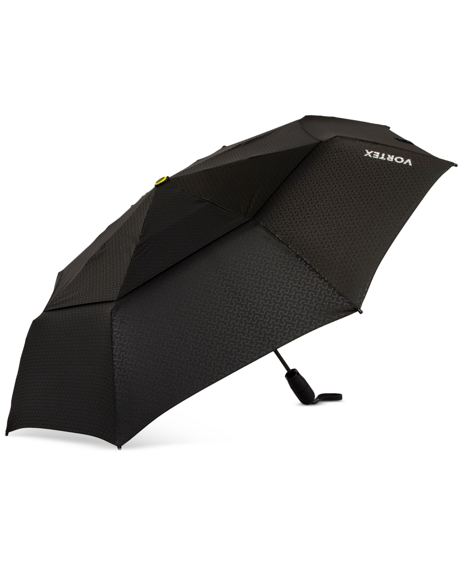 Shedrain Compact Black Logo Umbrella