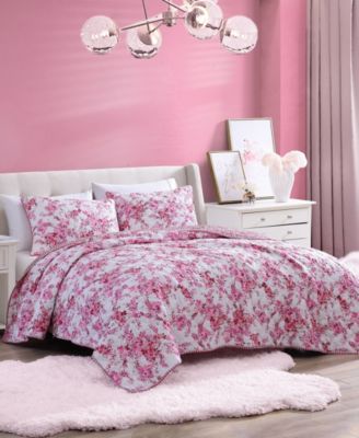 Комплект стеганых покрывал Betsey Johnson Floral Vineyard Full/Queen