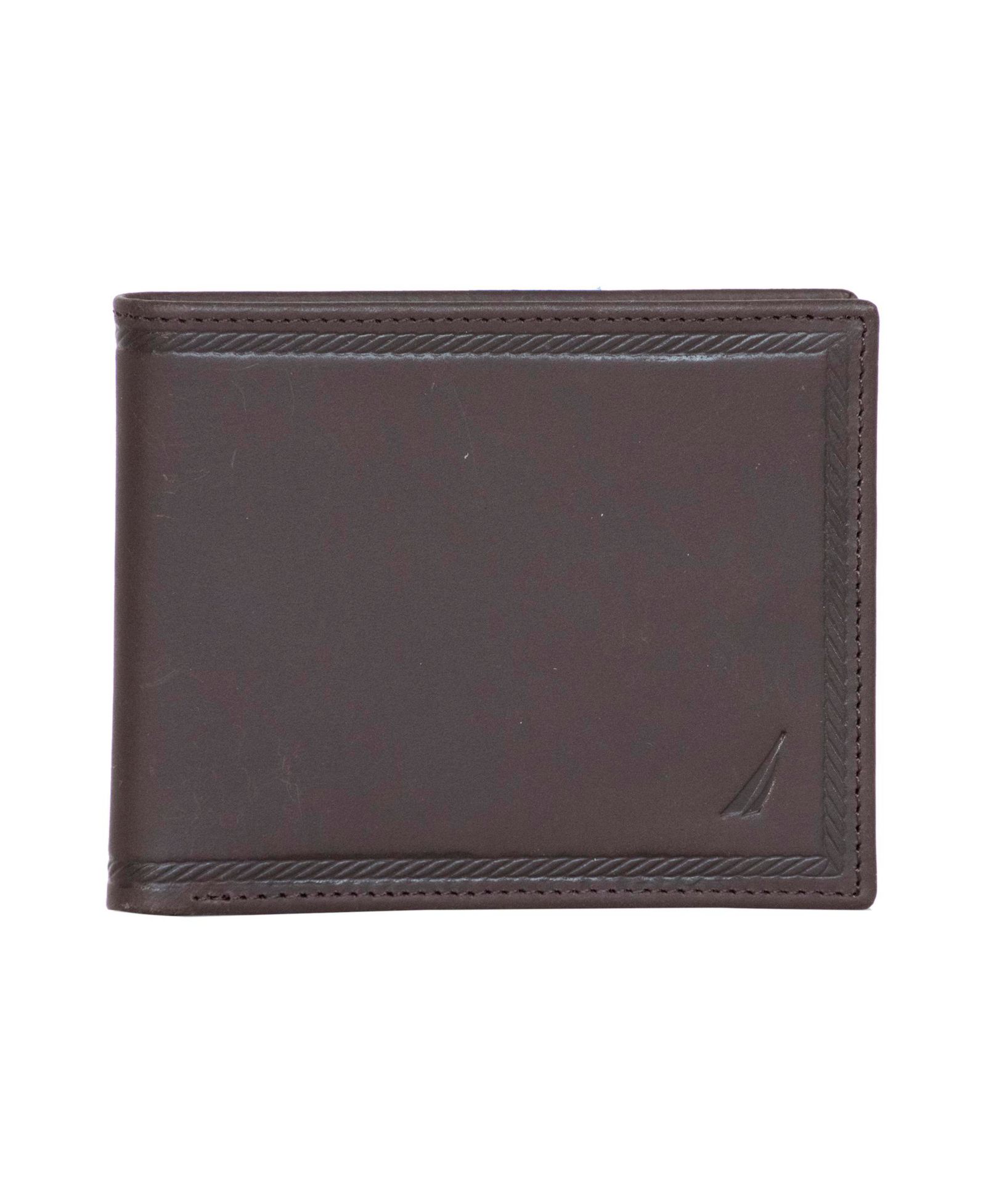 Nautica Men's Credit Card Bifold Leather Wallet