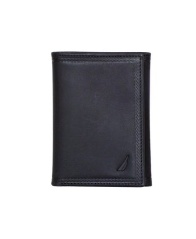 Nautica Men's Trifold Leather Wallet