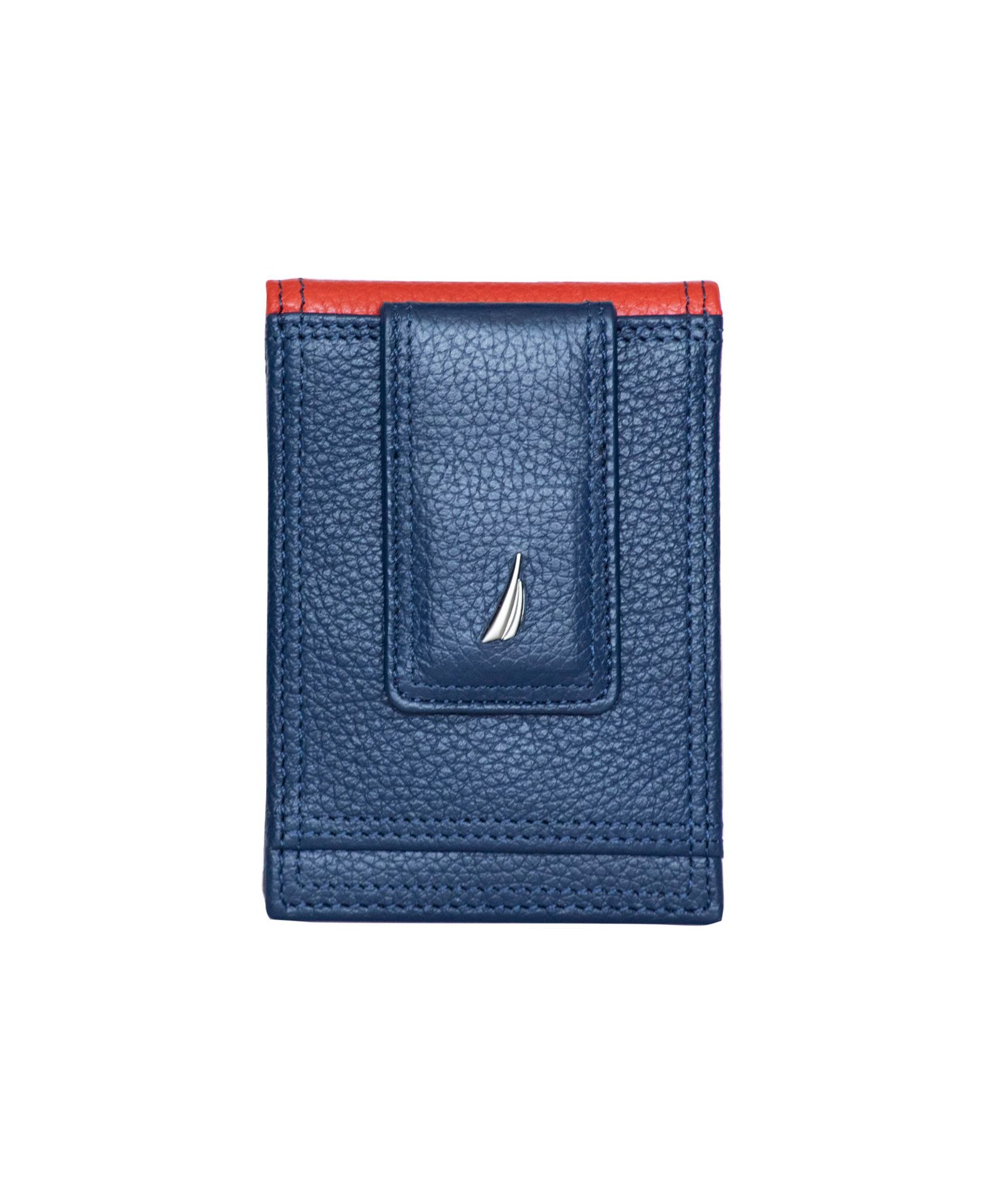 Мужской кожаный кошелек Nautica Front Pocket