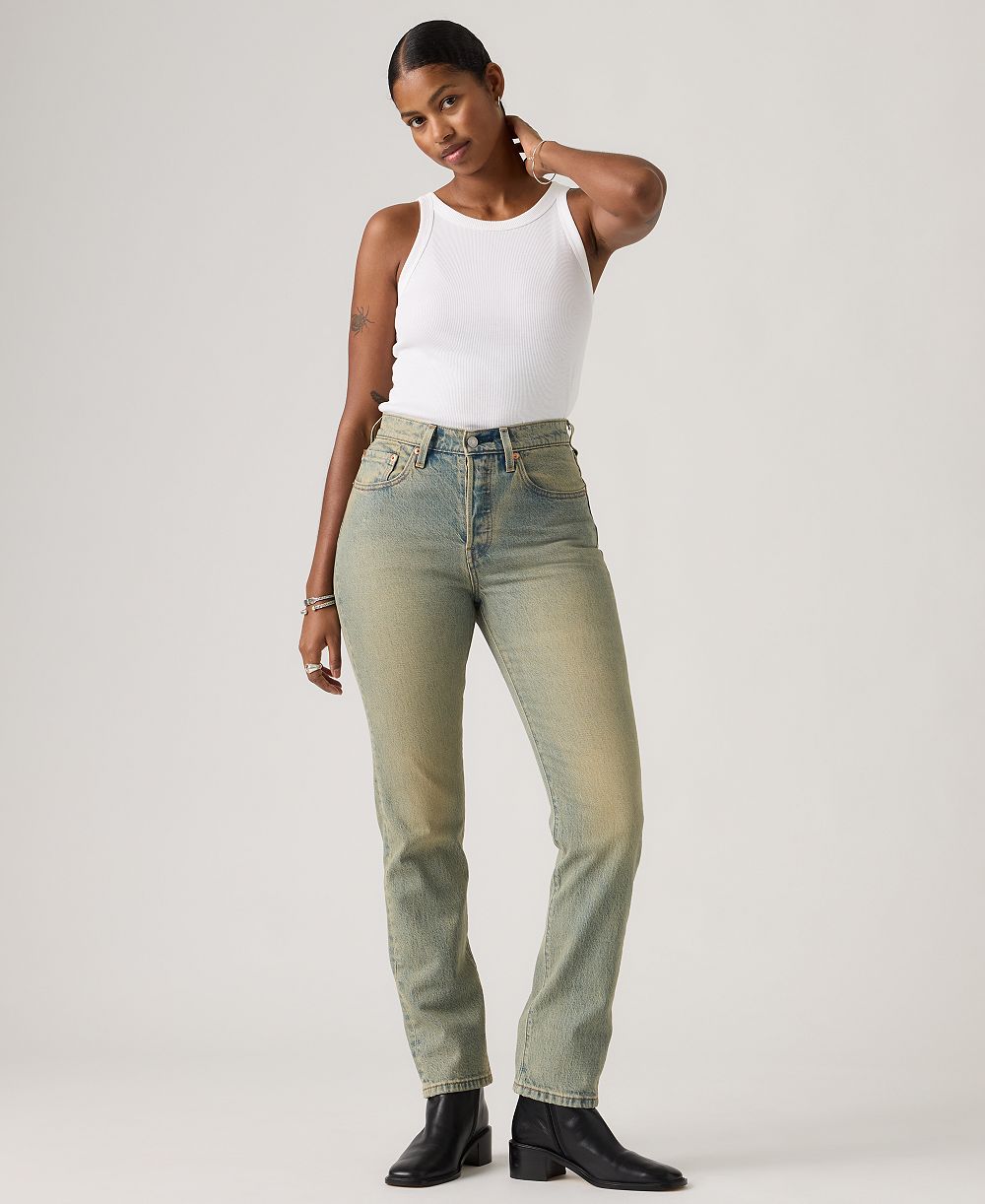 Levi's Женские джинсы 501 Original-Fit Straight-Leg