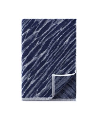 Полотенце для ванной из хлопка Shibori от Uchino, 30" x 60"