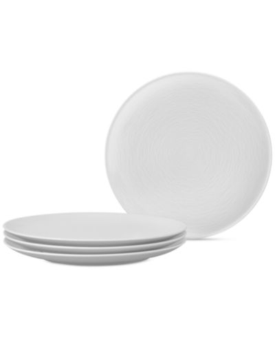 Noritake Swirl Coupe Salad Plates, Set of 4