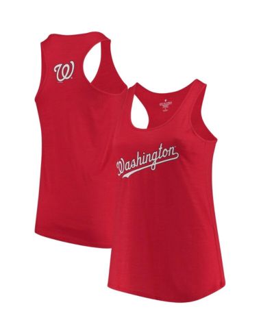 Майка Soft As A Grape Women's Racerback Plus Size Swing for the Fences