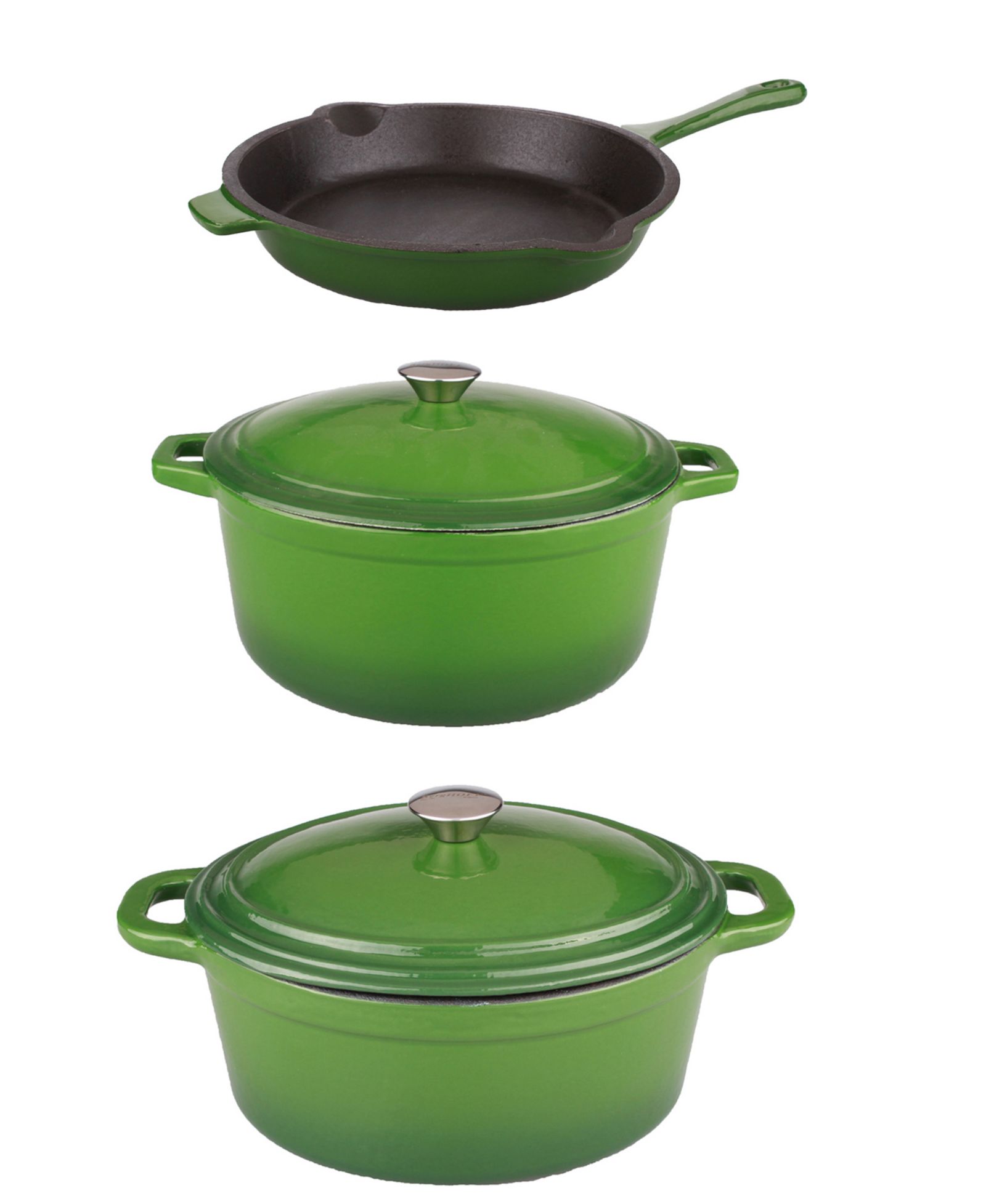 BergHOFF Neo Набор из чугуна 5 шт. с жаровней 5qt. и сковородой 10"