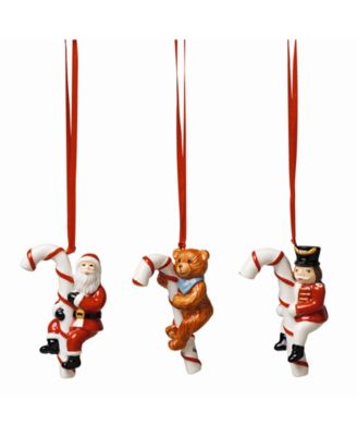 Серьги-гвоздики Villeroy & Boch Candy Cane Nostalgic Ornaments, 14k Yellow Gold