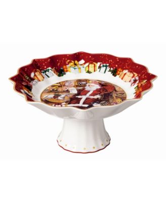 Чаша на ножке Villeroy & Boch Toys Fantasy Santa Reads Wish List Footed Bowl
