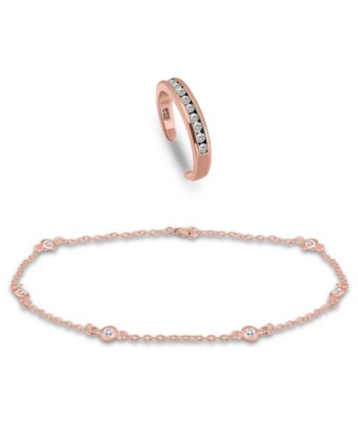 Rose Gold over Silver