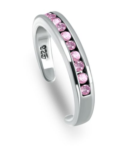 Giani Bernini Cubic Zirconia Channel Set Sterling Silver Toe Ring