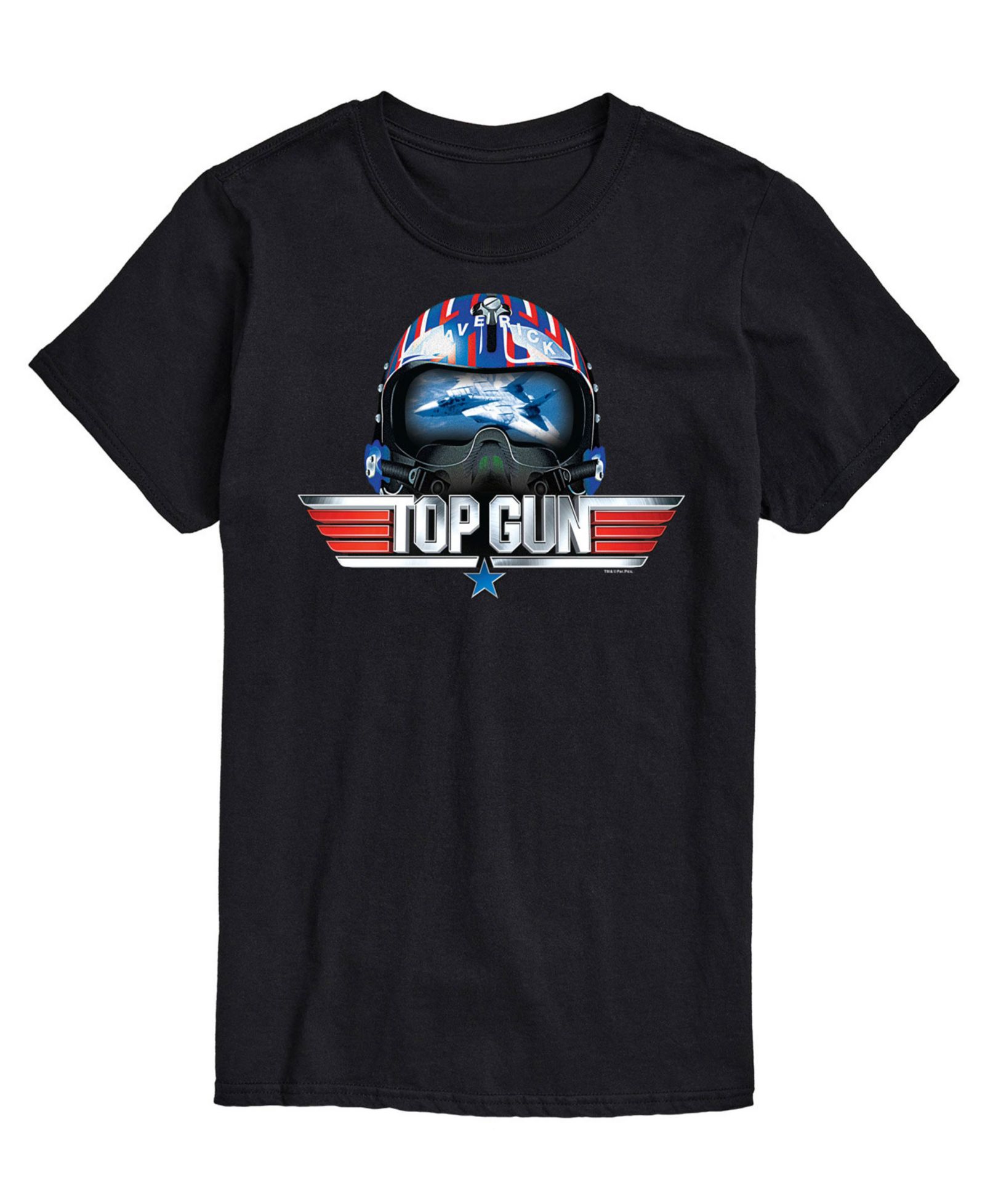 Футболка Men's Top Gun Logo Helmet Printed
