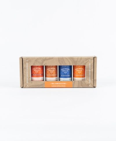 Подарочный набор смеси специй для гриля и барбекю Alchemy Spice, 4 шт.