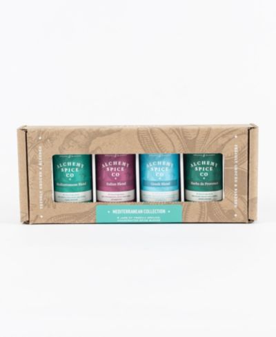 Подарочный набор специй Alchemy Spice Mediterranean Spice Blend Collection, 4 Piece
