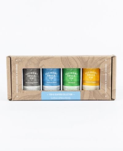 Набор специй для морепродуктов Alchemy Spice Fish Seafood Spice Blend Collection 4 Piece