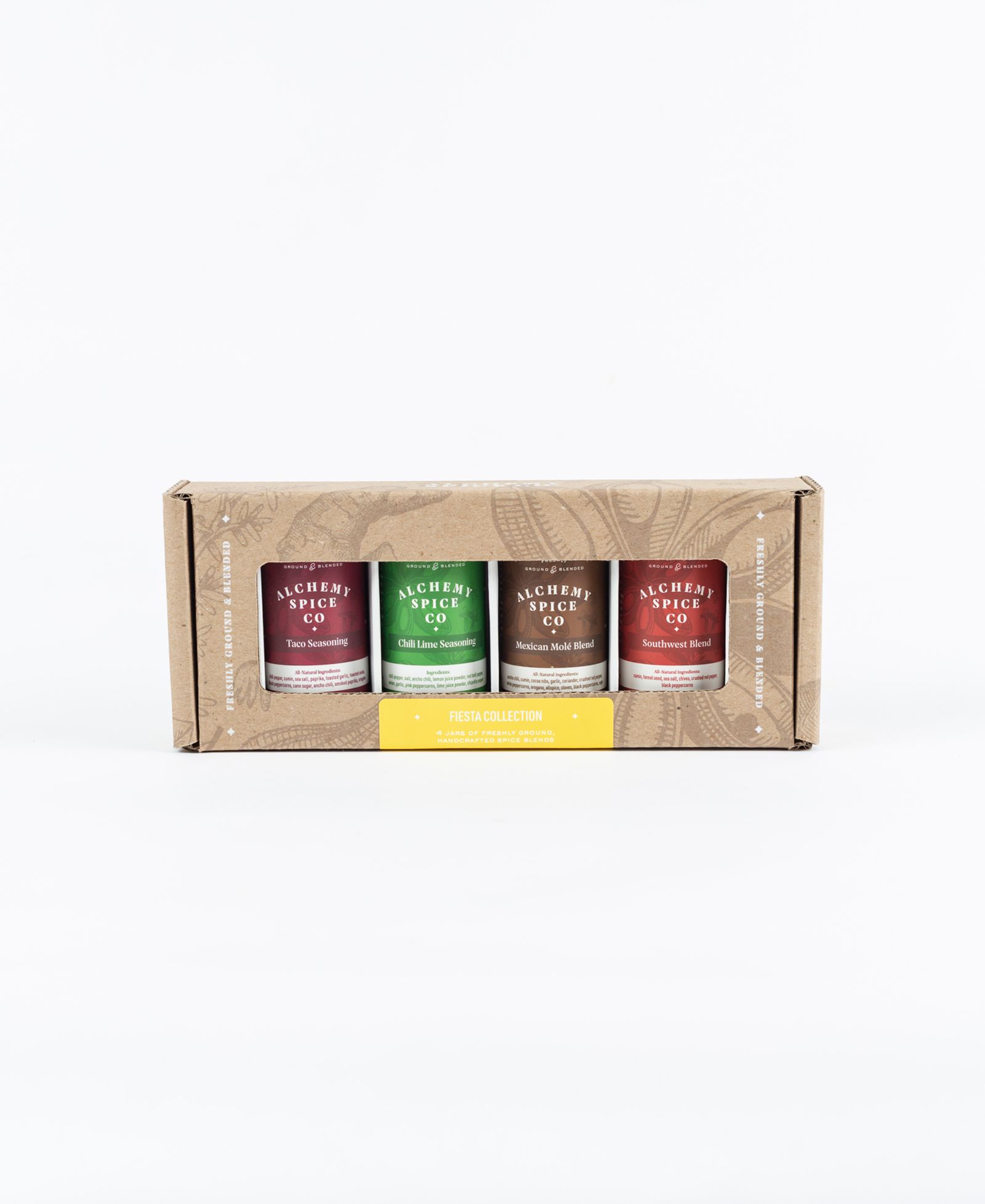 Подарочный набор специй Alchemy Spice Fiesta Spice Blend, 4 предмета