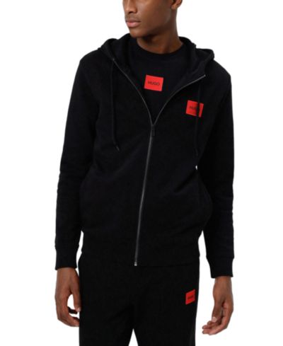 HUGO by Hugo Boss Men's Regular-Fit Full-Zip Hoodie, Created for Macy's